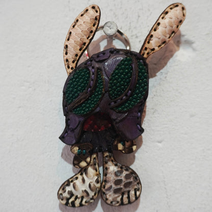 LEATHER KEYCHAIN "SMALL" - PYTHON