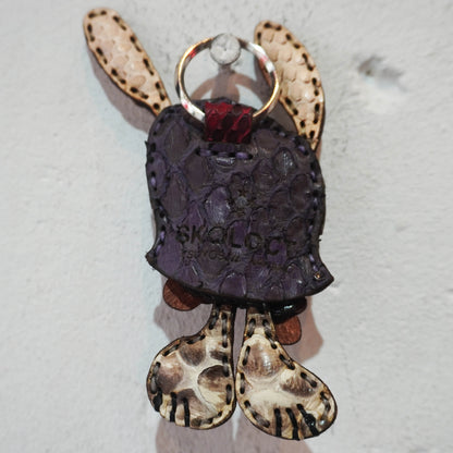 LEATHER KEYCHAIN "SMALL" - PYTHON