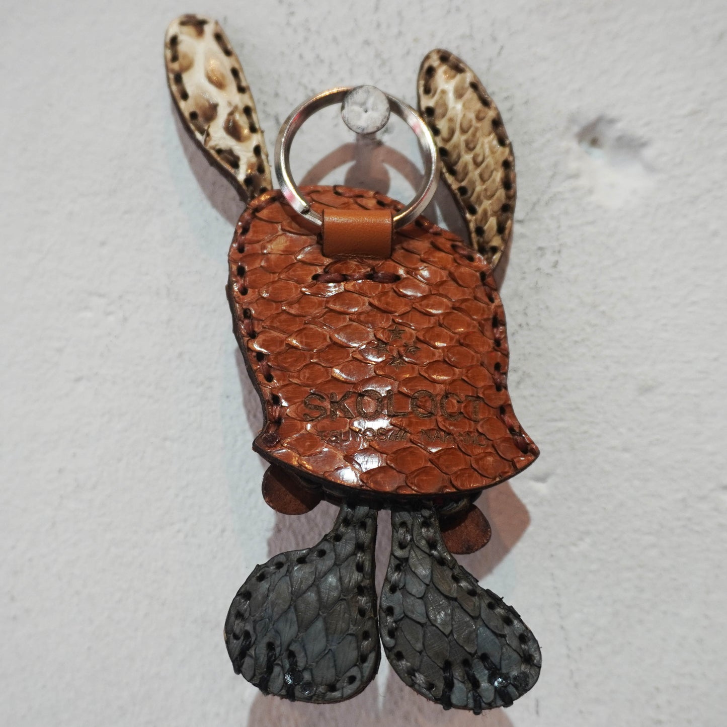 LEATHER KEYCHAIN "SMALL" - PYTHON