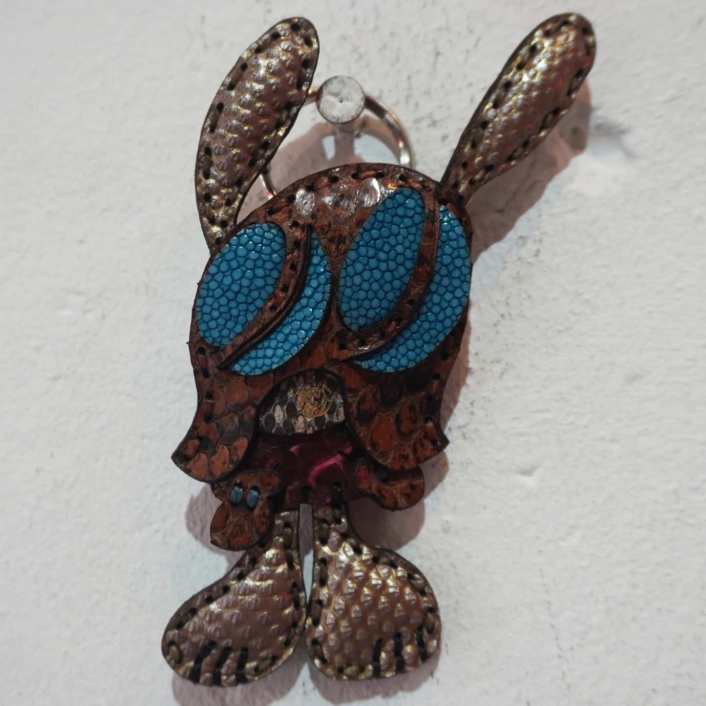 LEATHER KEYCHAIN "SMALL" - PYTHON