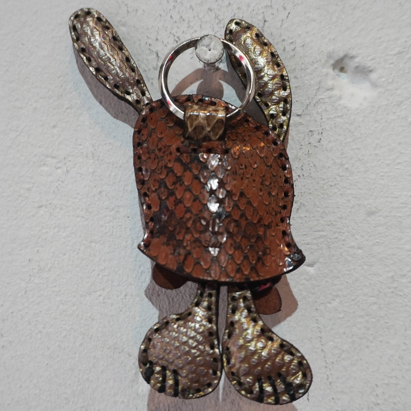 LEATHER KEYCHAIN "SMALL" - PYTHON
