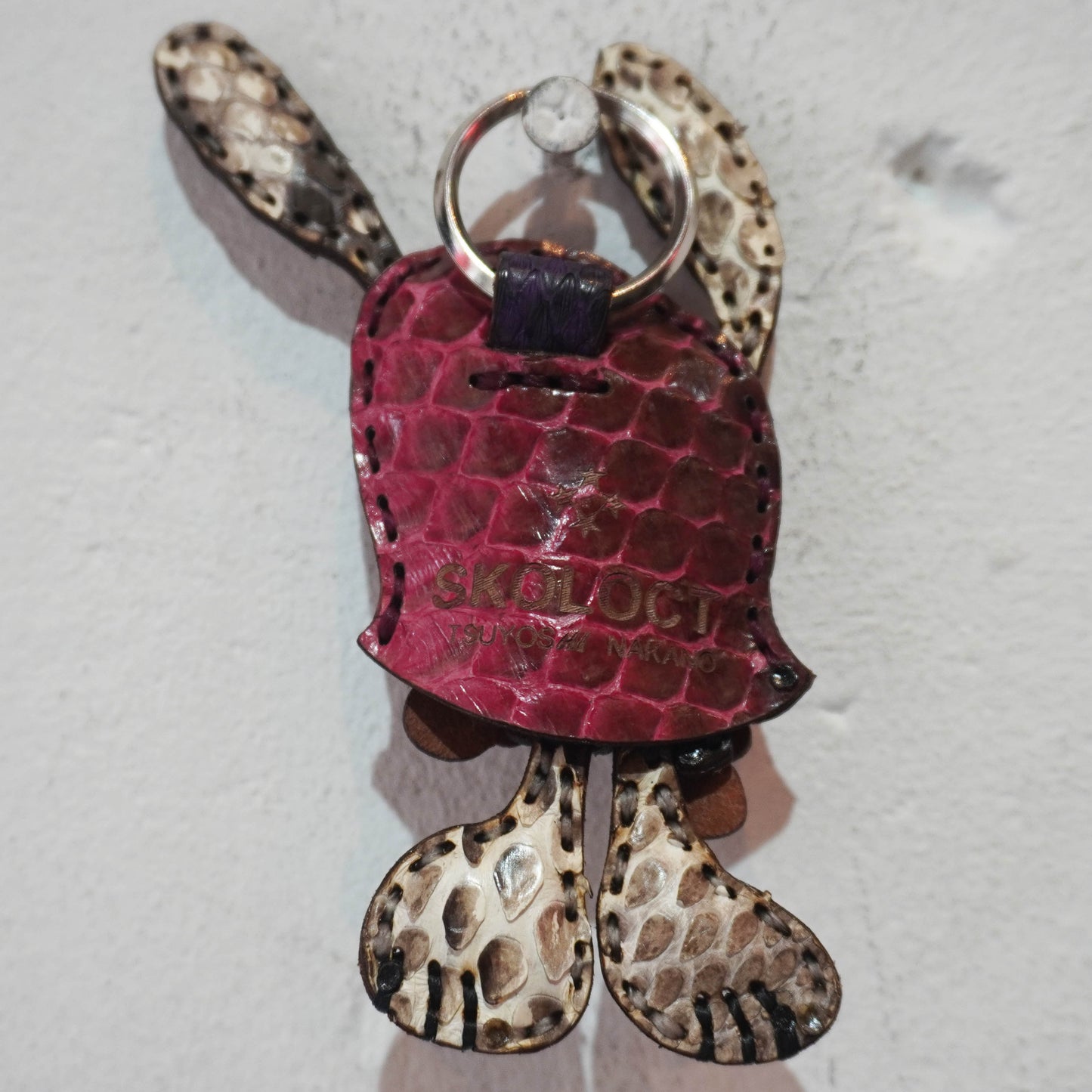 LEATHER KEYCHAIN "SMALL" - PYTHON