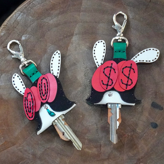 LEATHER KEY COVER - (ORIGINAL COLORS)