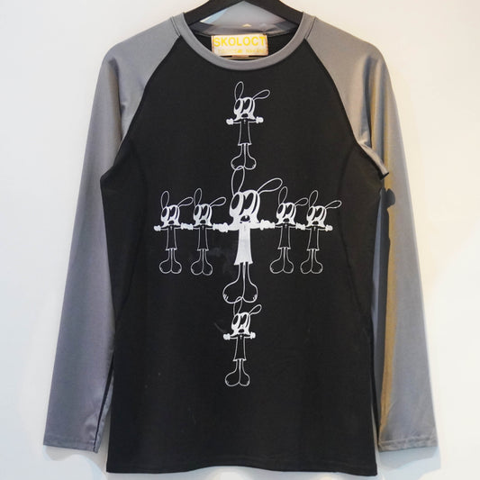 SKOLOCT DOUBLE CROSS SPORTY L/S T-SHIRT (M)