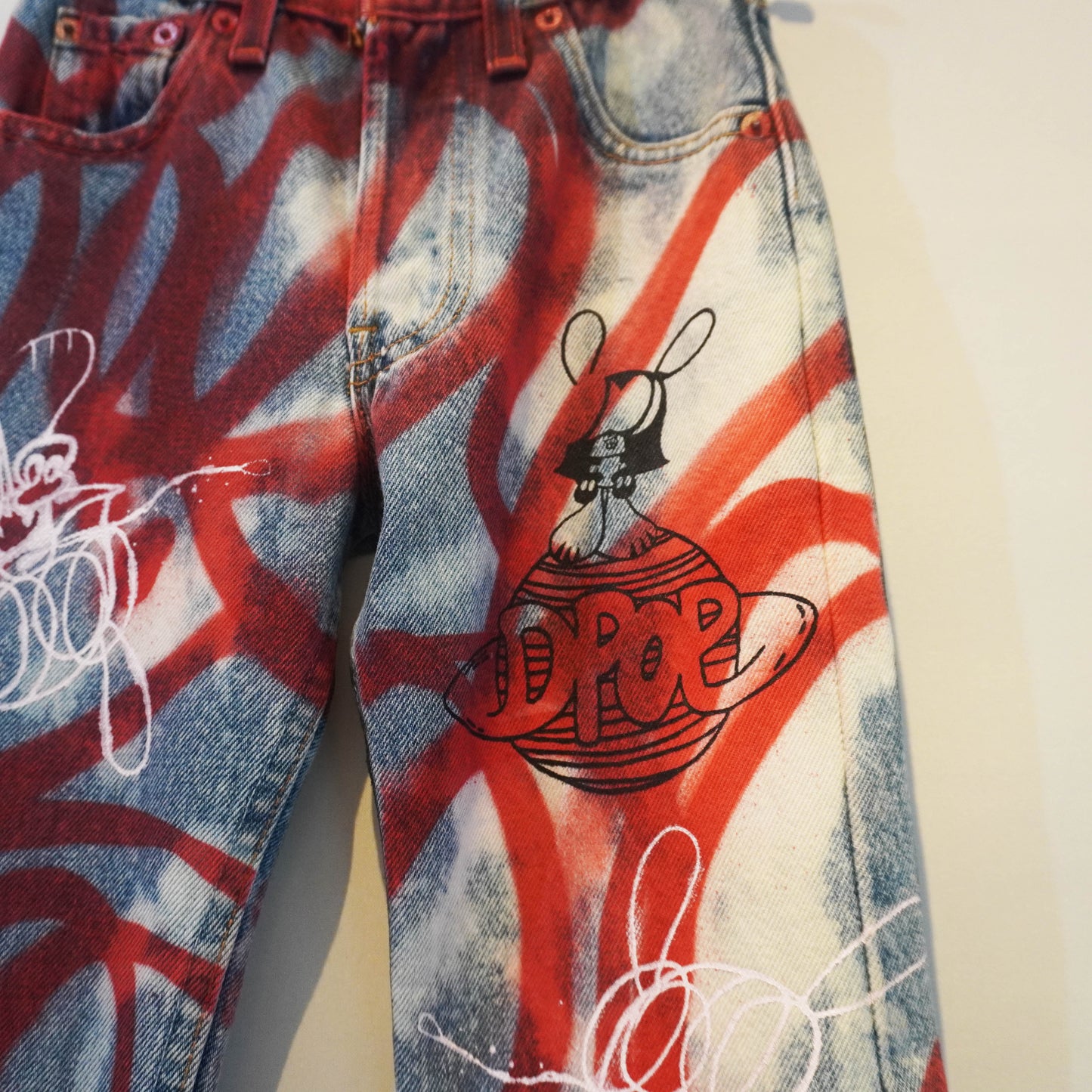 SKOLOCT SPRAY PAINTED PANTS (KIDS)