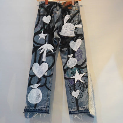 SKOLOCT SPRAY PAINTED PANTS (KIDS)