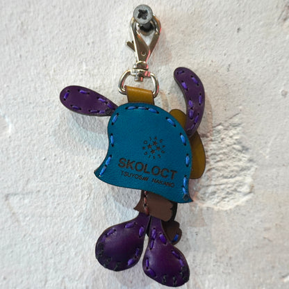 LEATHER KEYCHAIN "FINGER" (COLORS v2)