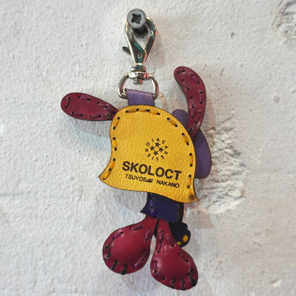 LEATHER KEYCHAIN "FINGER" (COLORS v2)