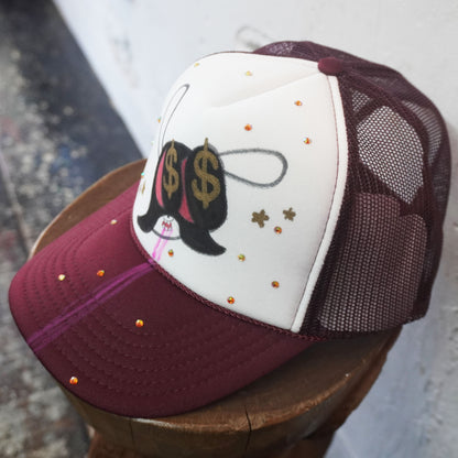 SKOLOCT PAINTED MESH CAP (RHINESTONE)