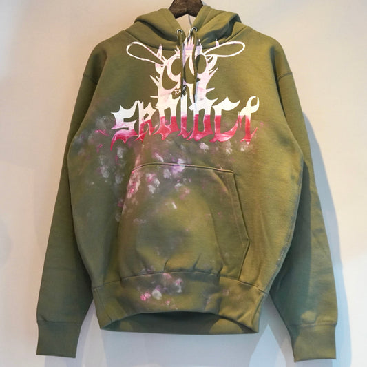 SKOLOCT FACEMARK HOODIE (OLIVE)