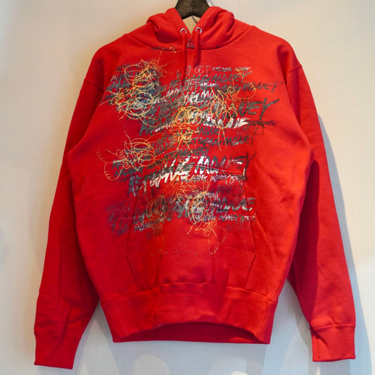 $KOLOCT PAID IN PAINT HOODIE (RED)