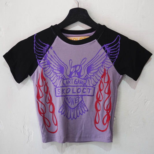 SKO DAVIDSON RAGLAN LADIES TOP FLAMES