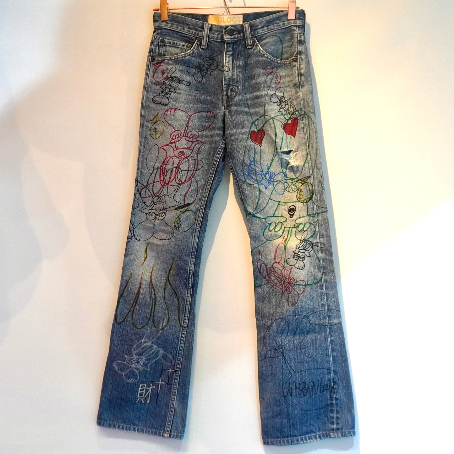 SKOLOCT HAND-DRAWN DENIM - (28)