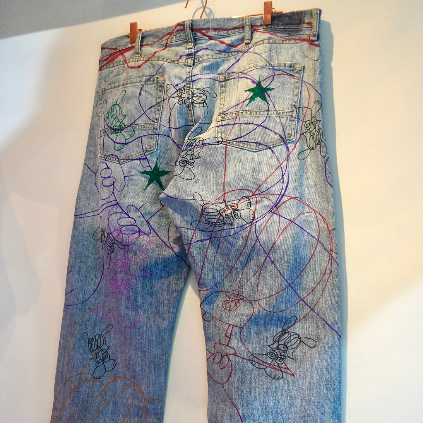 SKOLOCT HAND-DRAWN DENIM - (40)