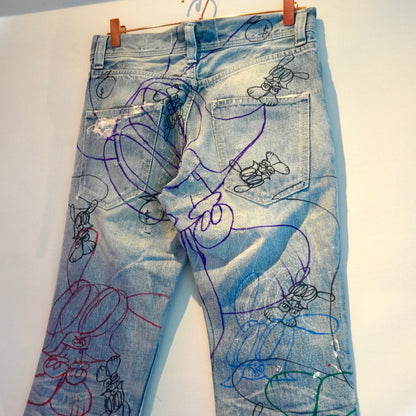 SKOLOCT HAND-DRAWN DENIM - (31)