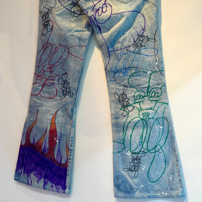 SKOLOCT HAND-DRAWN DENIM - (31)