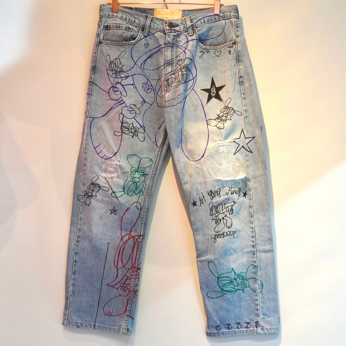 SKOLOCT HAND-DRAWN DENIM - (32)