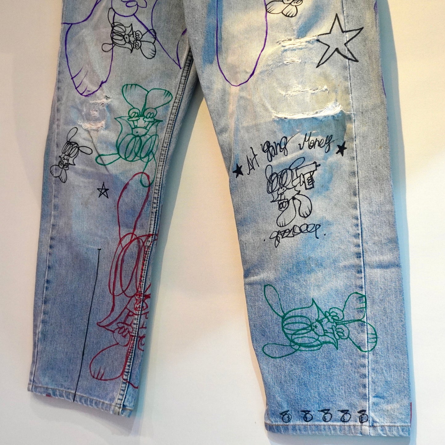 SKOLOCT HAND-DRAWN DENIM - (32)