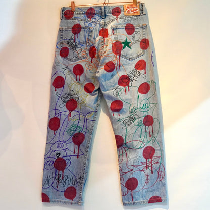 SKOLOCT HAND-DRAWN DENIM - (32)