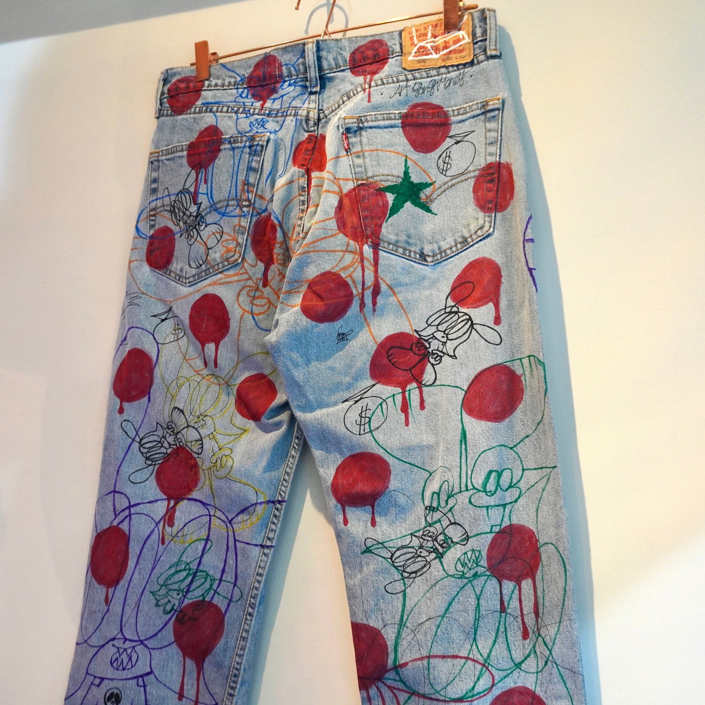 SKOLOCT HAND-DRAWN DENIM - (32)