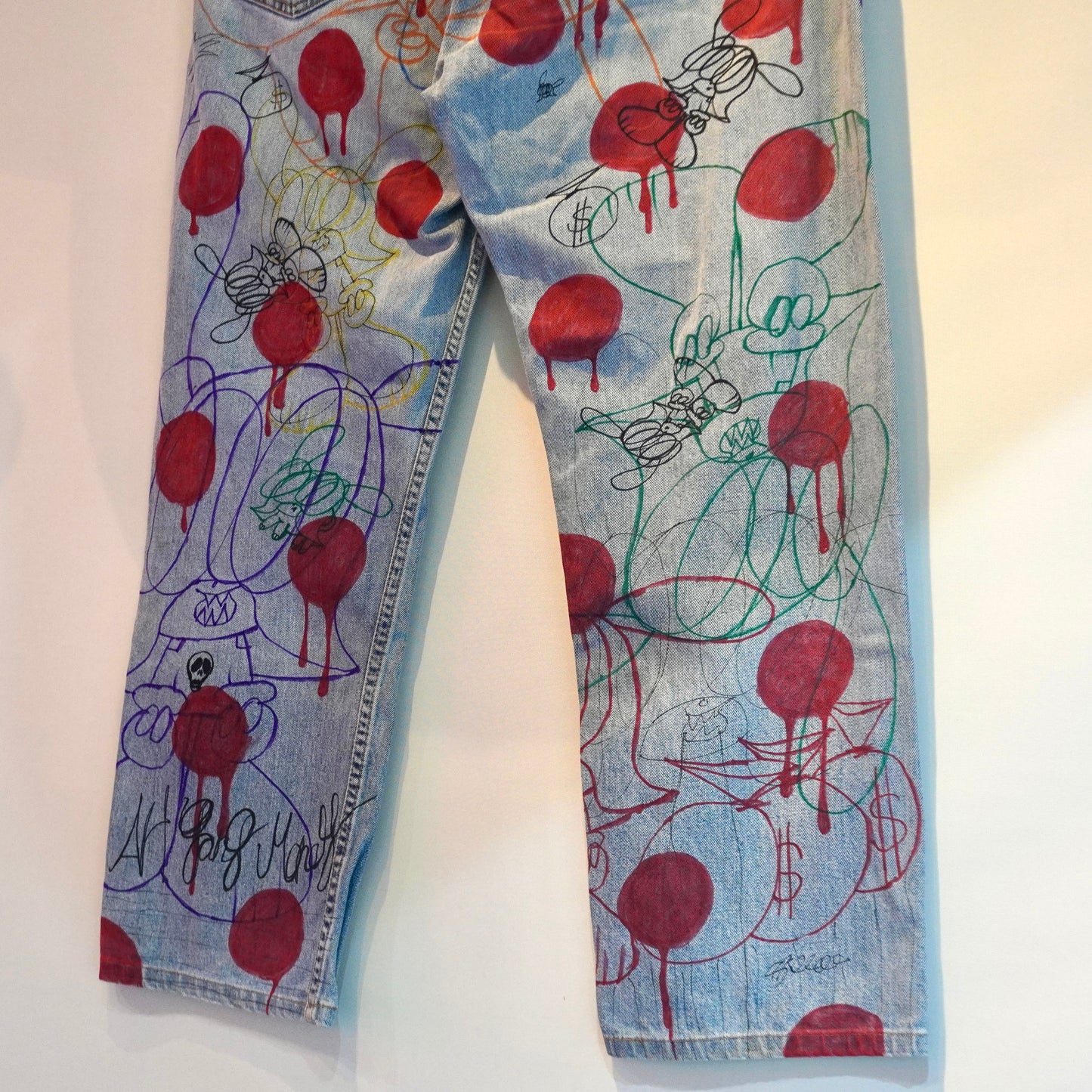 SKOLOCT HAND-DRAWN DENIM - (32)