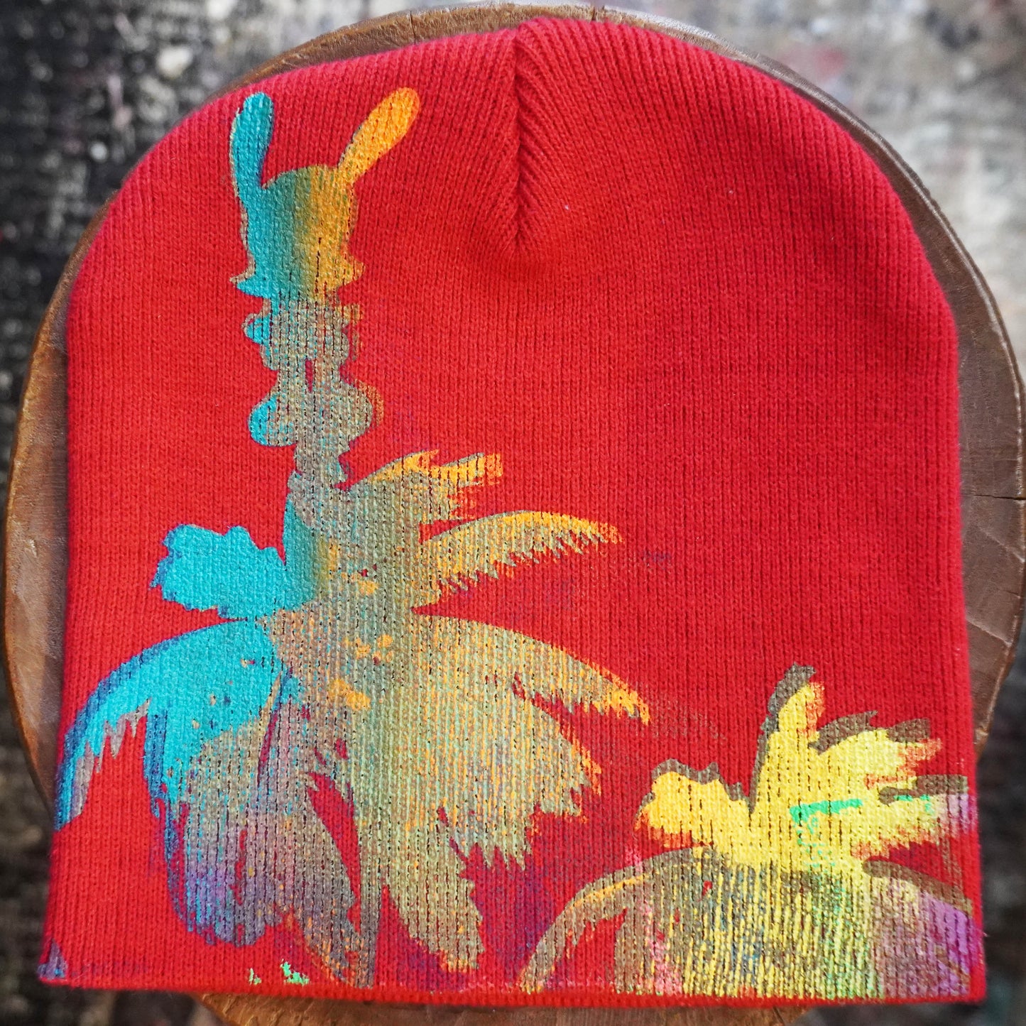 SKOLOCT RAINBOW PALM SKO BEANIE