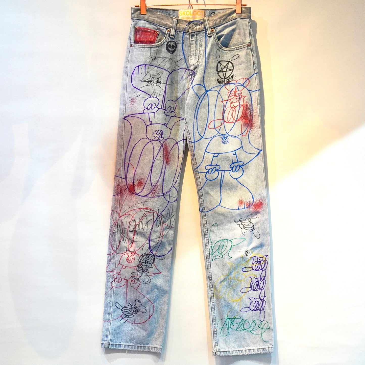 SKOLOCT HAND-DRAWN DENIM - 30