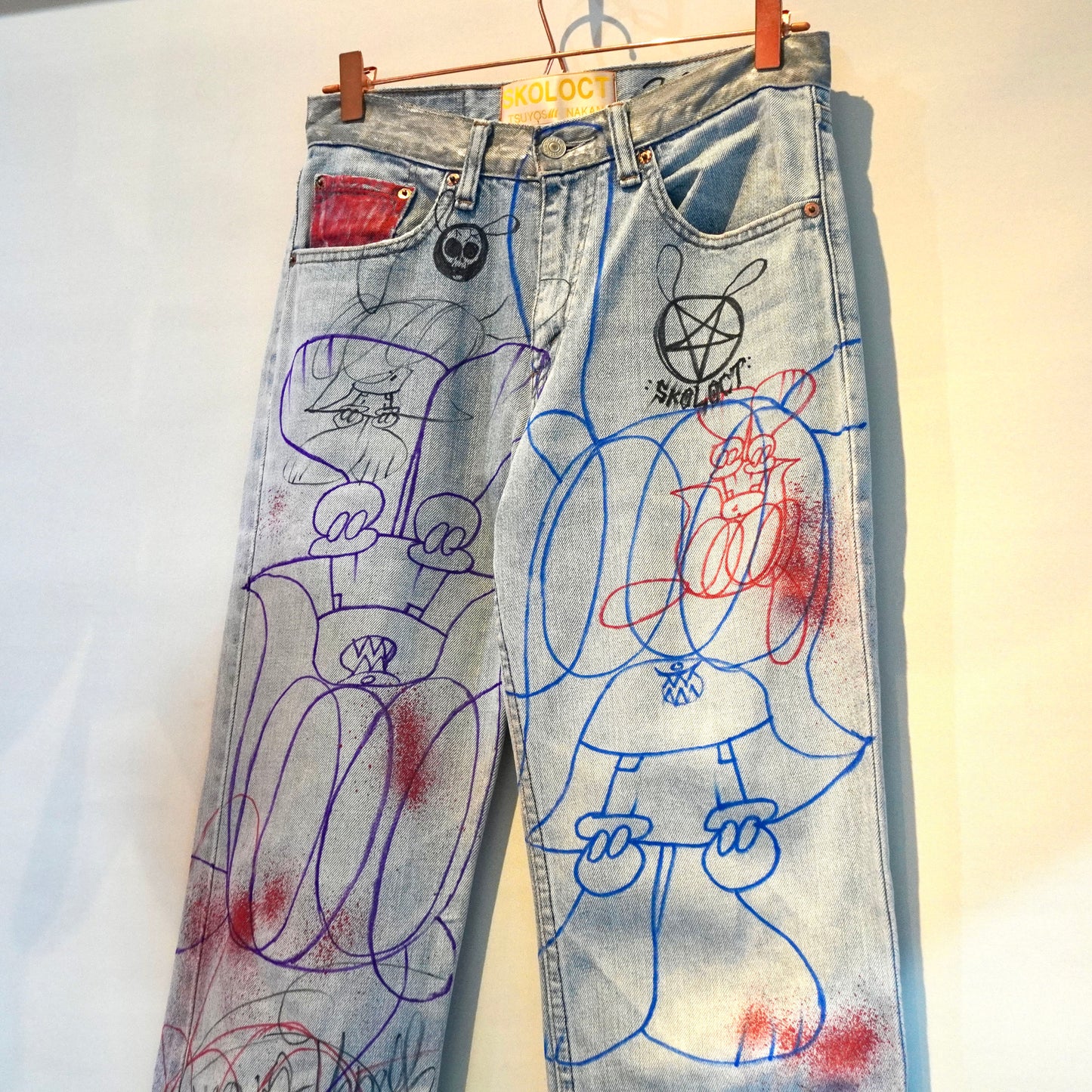 SKOLOCT HAND-DRAWN DENIM - 30