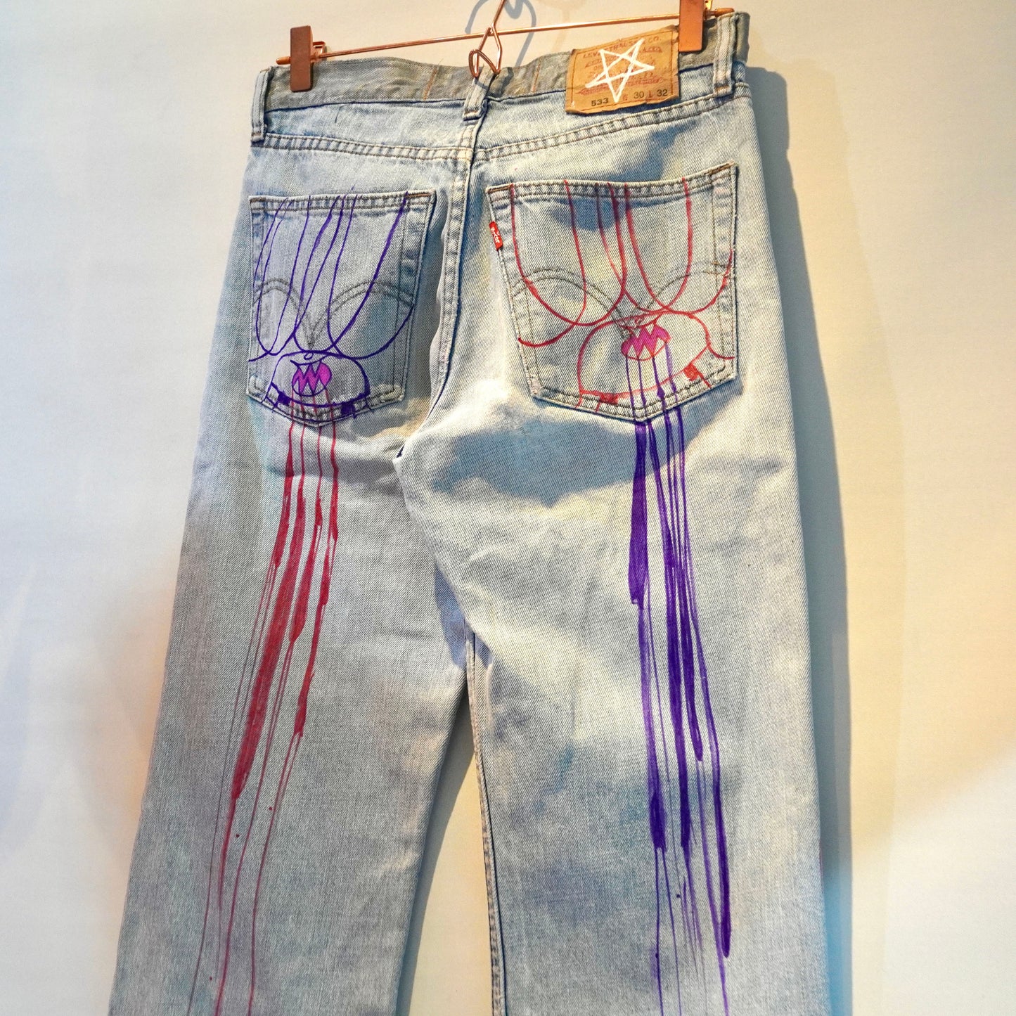 SKOLOCT HAND-DRAWN DENIM - 30