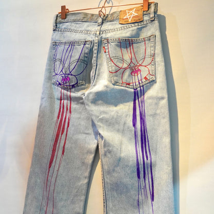 SKOLOCT HAND-DRAWN DENIM - 30