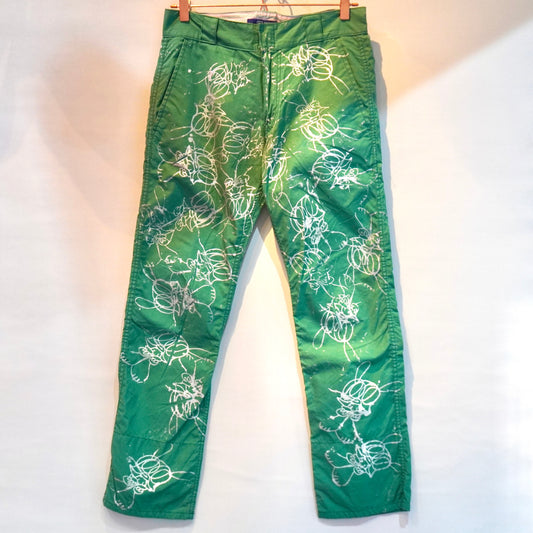 SKOLOCT SKO CRAZY REWORKED GREEN PANTS (30)