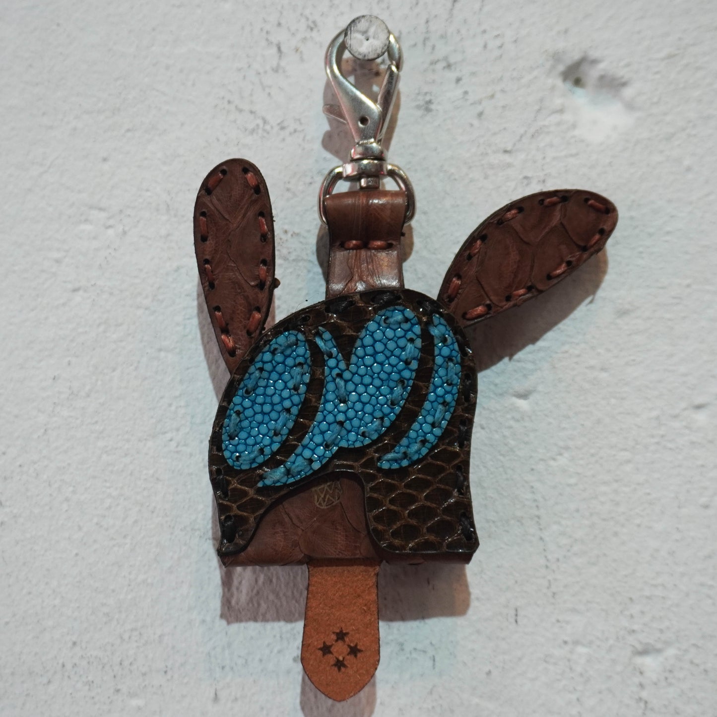LEATHER KEY COVER - NORMAL EYES/PYTHON