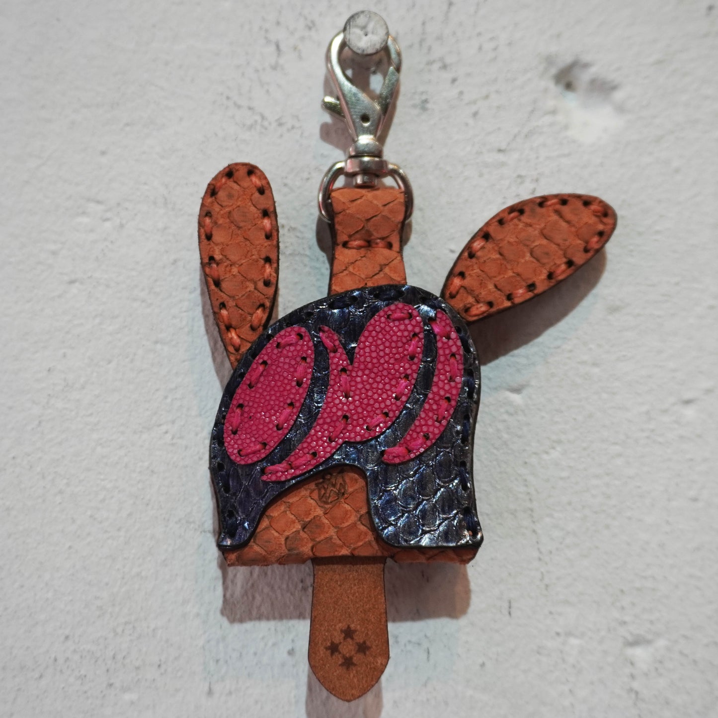 LEATHER KEY COVER - NORMAL EYES/PYTHON