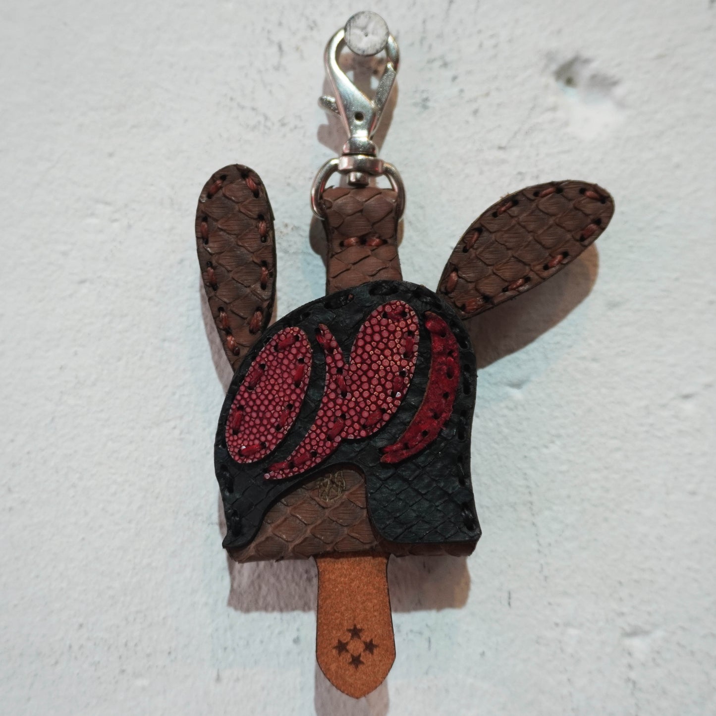 LEATHER KEY COVER - NORMAL EYES/PYTHON