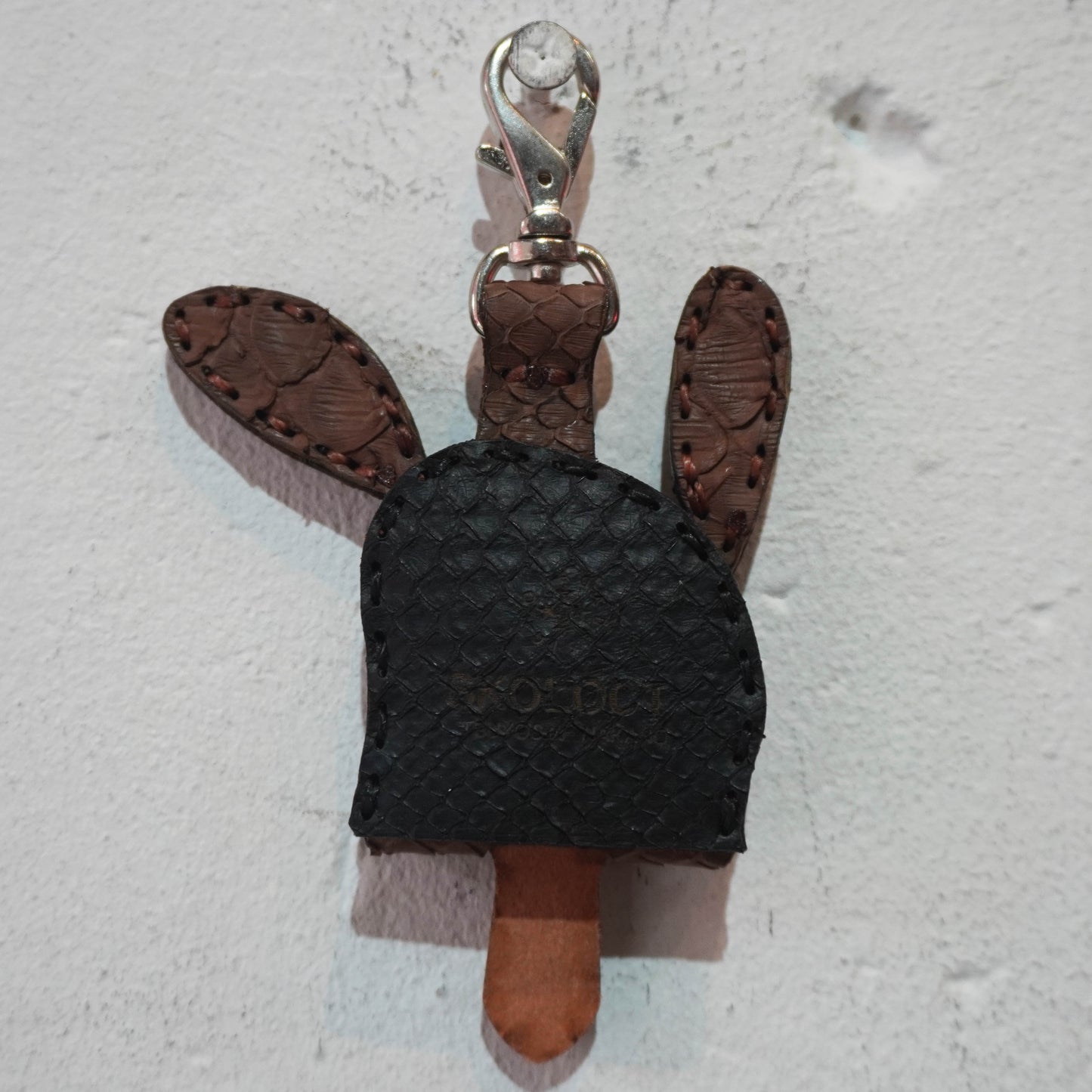 LEATHER KEY COVER - NORMAL EYES/PYTHON