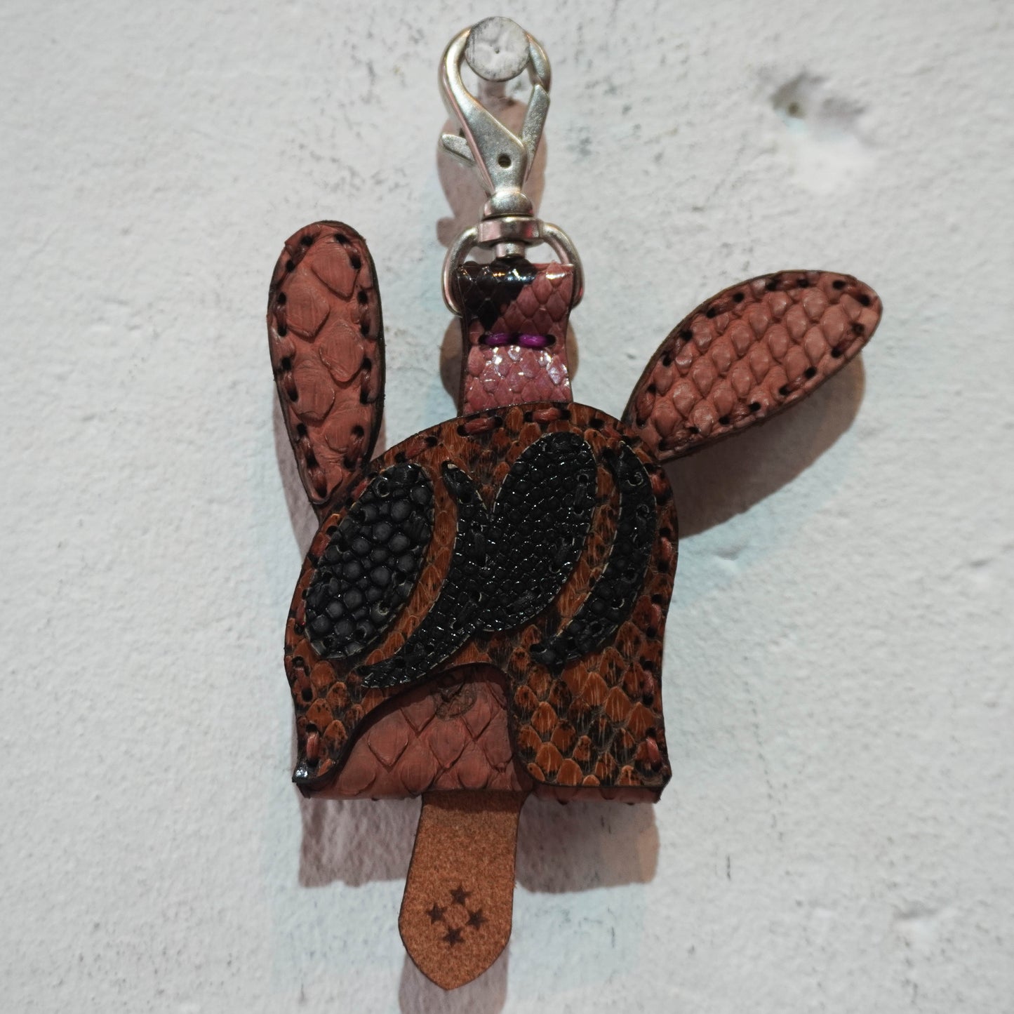 LEATHER KEY COVER - NORMAL EYES/PYTHON