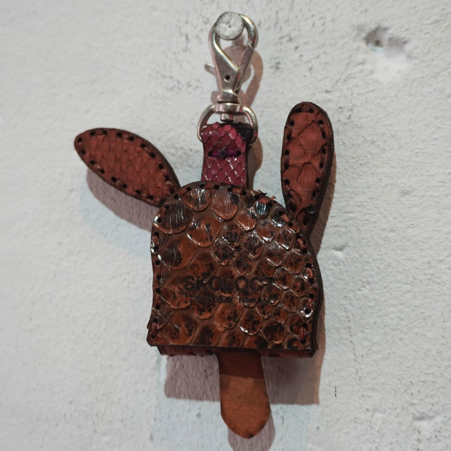 LEATHER KEY COVER - NORMAL EYES/PYTHON