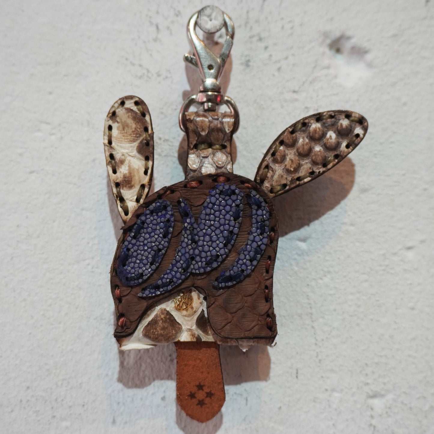 LEATHER KEY COVER - NORMAL EYES/PYTHON