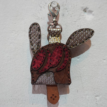 LEATHER KEY COVER - NORMAL EYES/PYTHON