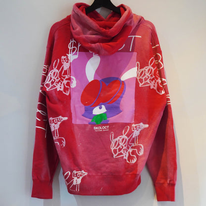 HAND DYED $KOLOCT HOODIE (M)