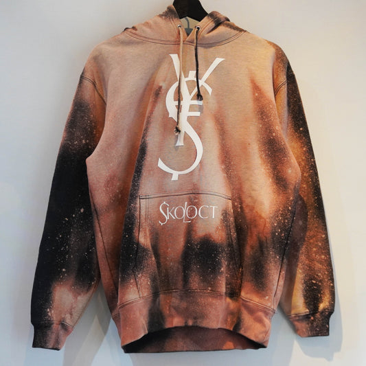 HAND DYED YEN DOLLAR HOODIE (L)