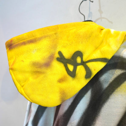 SKOLOCT SPRAY PAINTED ZIP HOODIE (M)