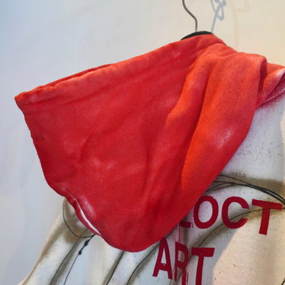 SKOLOCT SPRAY PAINTED ZIP HOODIE (XL)