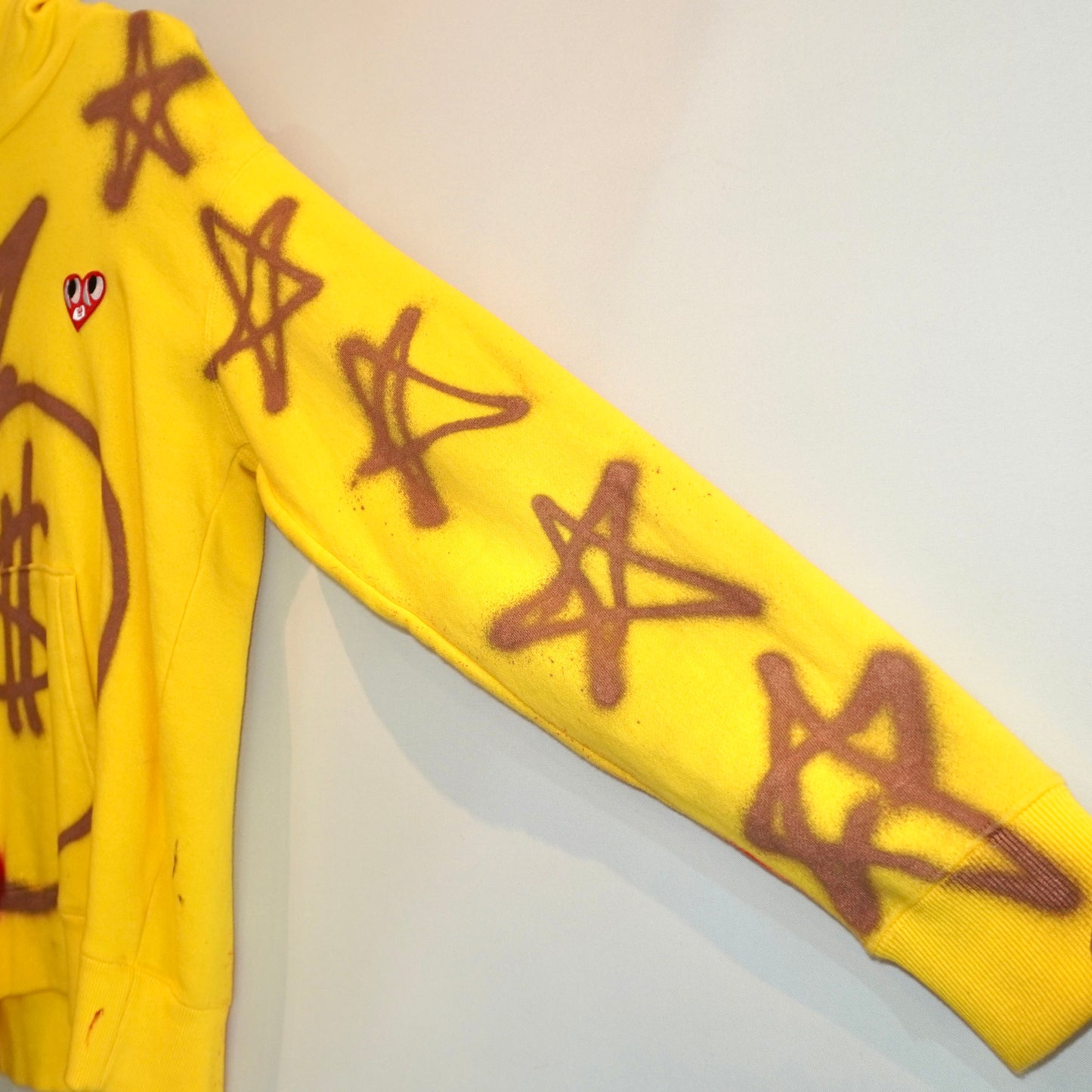 SKO HEART REWORKED HOODIE (L)