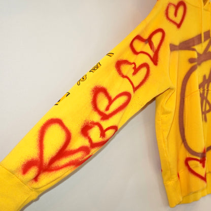 SKO HEART REWORKED HOODIE (L)