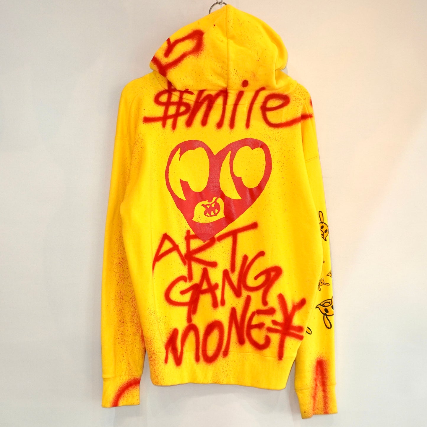 SKO HEART REWORKED HOODIE (L)