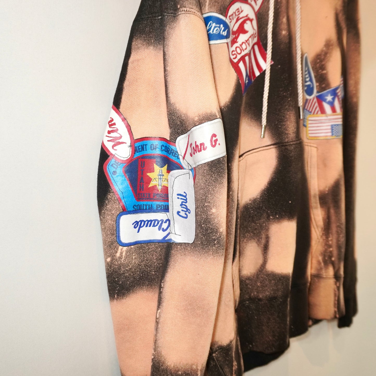 SKO PATCH HAND DYED HOODIE (M)