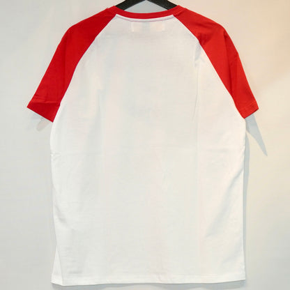 SKOLOCT FINGER SLOGAN RAGLAN T-SHIRT
