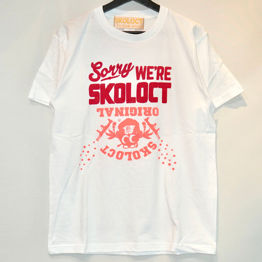 SORRY WE'RE SKOLOCT T-SHIRT