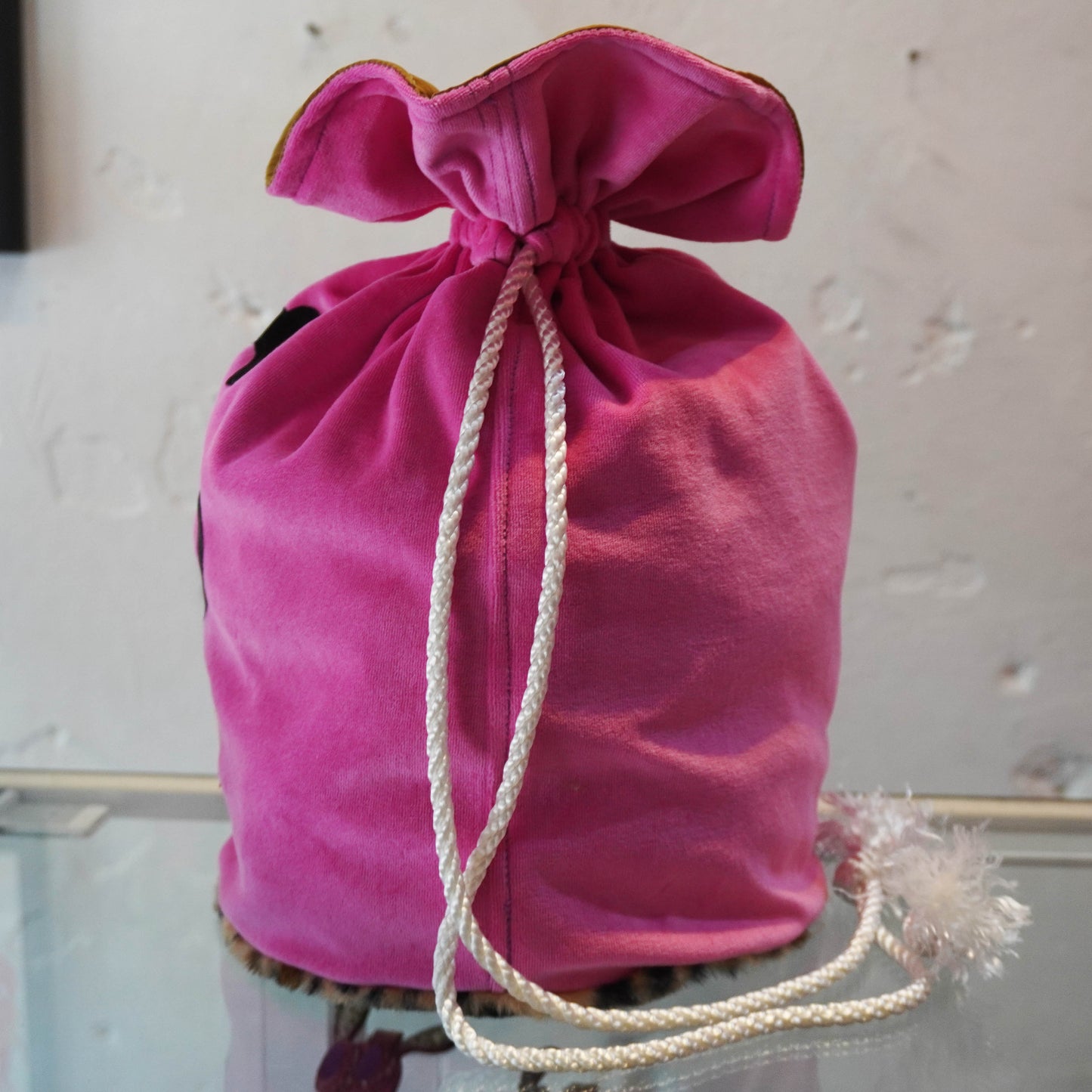 SKOLOCT MONEY BAG - PINK (LEOPARD)